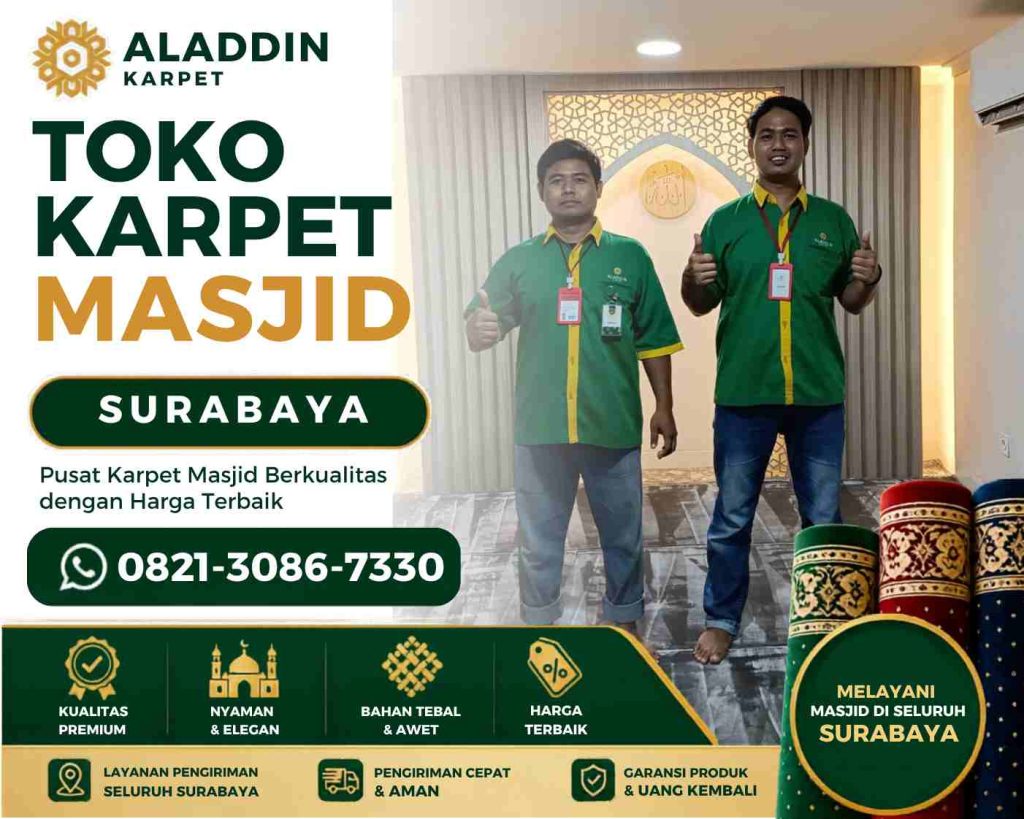 Karpet Turki Surabaya Untuk Masjid Yang Nyaman Dan Berkualitas